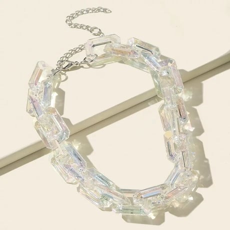 Aurora Square Chain Necklace