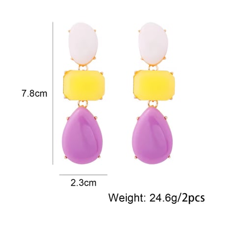 Shape Stone Drop Pierce