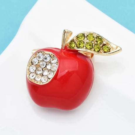 Bitten Apple Brooch