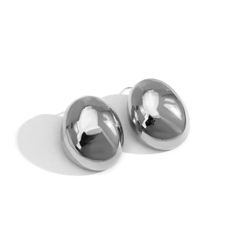 Oval Shape Metal Pierce/2color