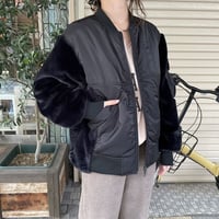ナイロン×タフタ切替ドッキングMA-1