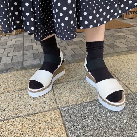 Wソールサンダル