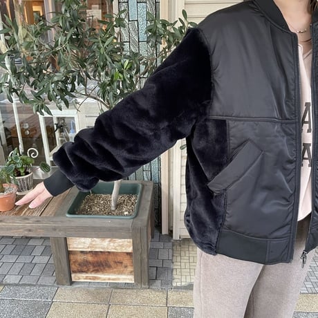 ナイロン×タフタ切替ドッキングMA-1