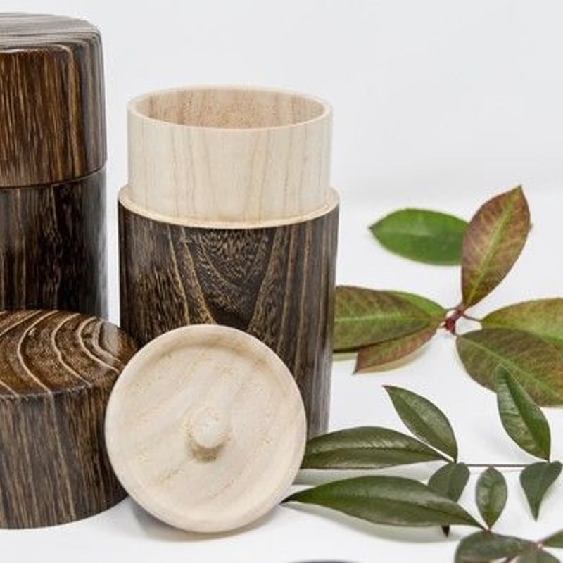 伝統工芸品(桐匠）　桐茶筒 伝統工芸品(桐匠） 桐茶筒