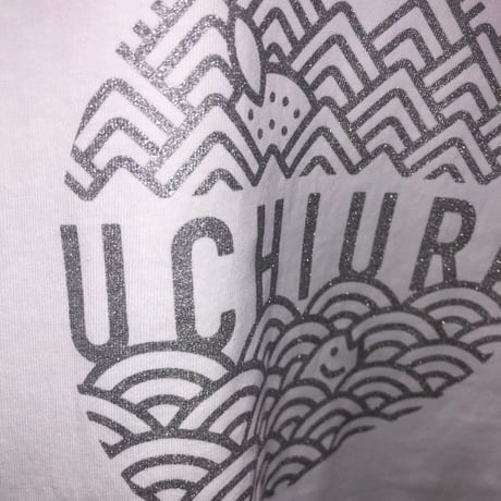 内浦Tシャツ 　白×シルバー