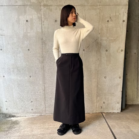 RIBBED WOOL-BLEND SWEATER_Whie
