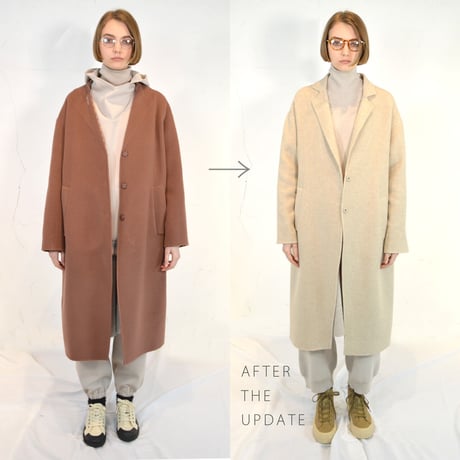 【Updateable  Coat　#6】  ※衿加工注文