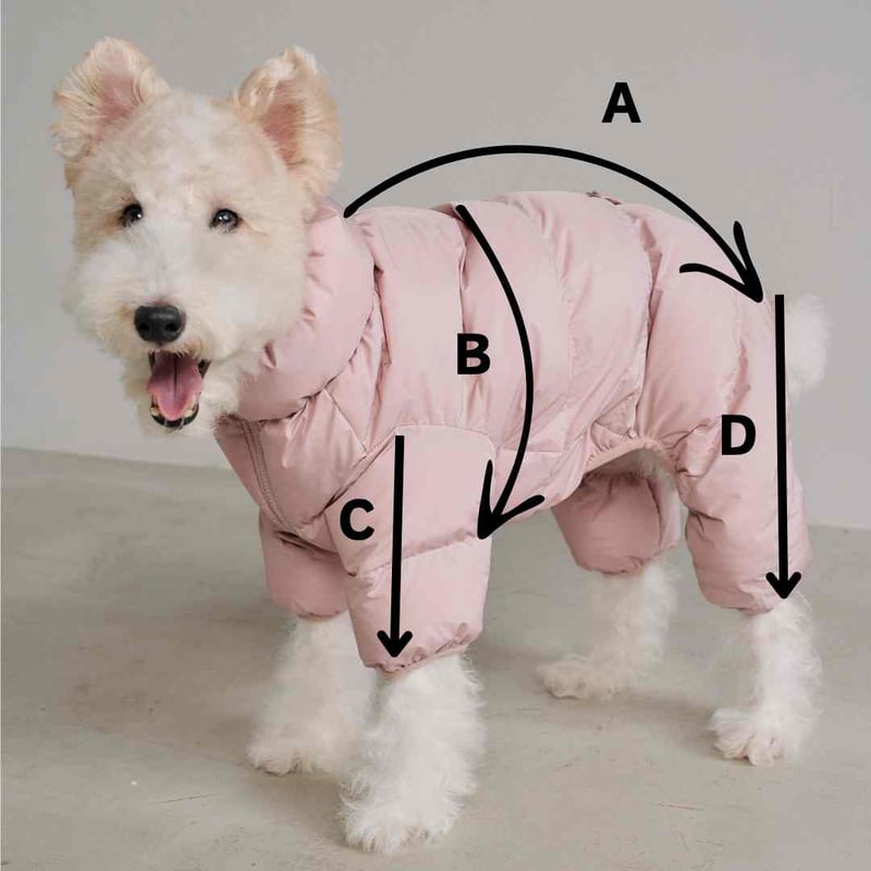 CushyCushy] フルカバー防水ダウン ピンク/モカ/ブラック/ネイビー