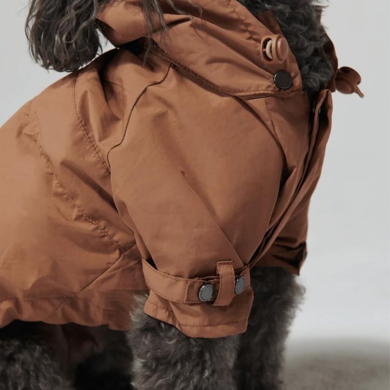 max -bone] トレンチ型レインコート キャメル | モフモフ mof_mof