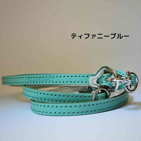 [AXELLE] レザー製 首輪一体型リード 「小型犬用」