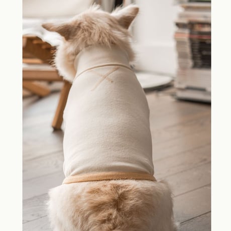 [furryfolks]  High Neck Tee  クリーム