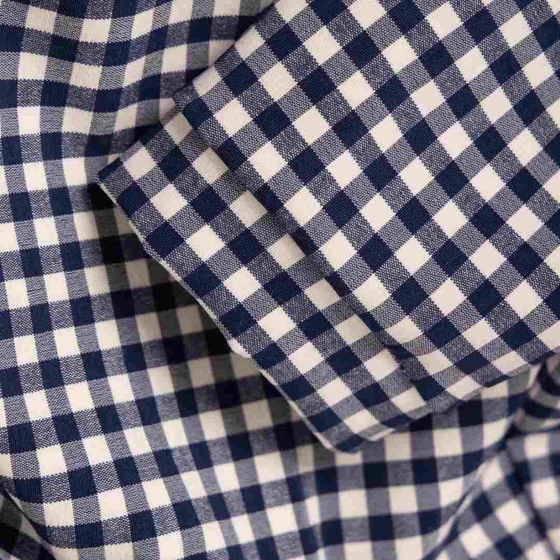 MR WOOF] ギンガムチェック ベージュ/ネイビー | モフモフ mof_mof