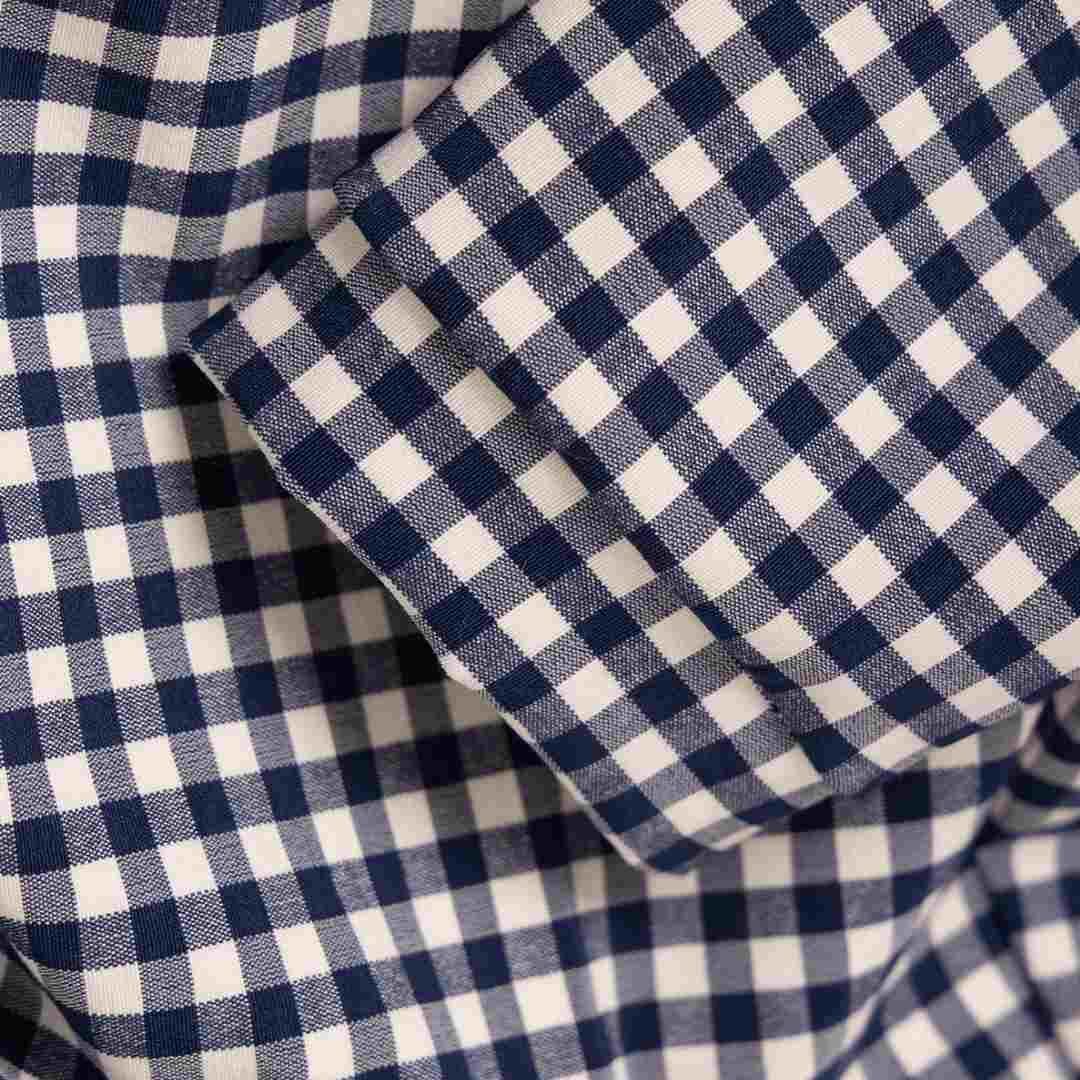 MR WOOF] ギンガムチェック ベージュ/ネイビー | モフモフ
