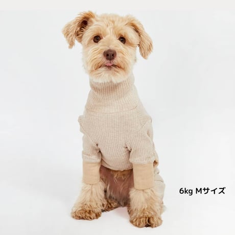 [furryfolks]  ストレッチジャンプスーツ ベージュ Sから3XLまで
