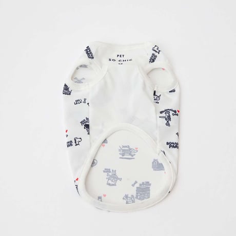 [PET SO CHIC]  クール タンクトップ A DOG IN PARIS (XSからXXLまで)