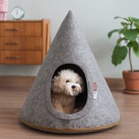 [NOOEE PET]  どこでもおうちテント グレー S/M