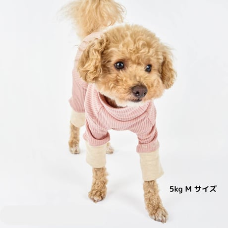 [furryfolks]  ストレッチジャンプスーツ くすみピンク Sから3XLまで