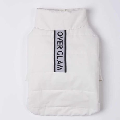 [OVER GLAM] 薄手ダウンジャケット ブラック