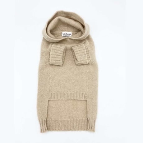 [woolwag]  カシミア フーディー ４色