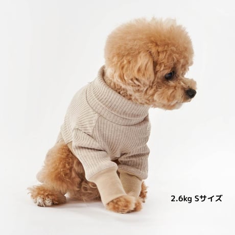 [furryfolks]  ストレッチジャンプスーツ ベージュ Sから3XLまで