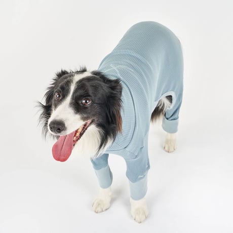 [furryfolks]  ストレッチジャンプスーツ くすみブルー Sから3XLまで