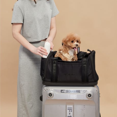 [Pups & Bubs] エアトラベルキャリー ブラック