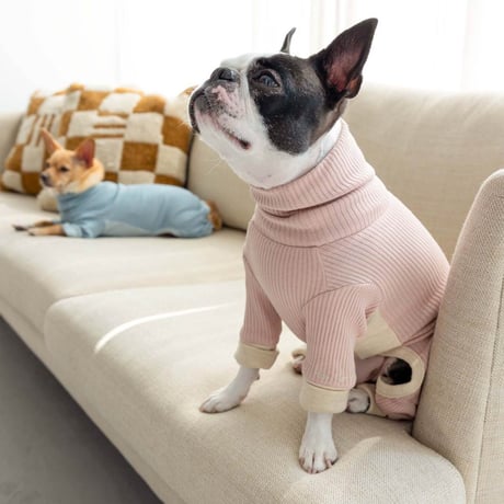 [furryfolks]  ストレッチジャンプスーツ くすみブルー Sから3XLまで