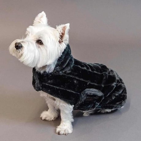 [Kentucky Dogwear] もこもこ防寒コート チャコールグレー