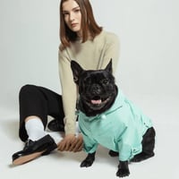 [max -bone] トレンチ型レインコート ミント