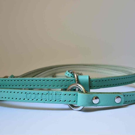 [AXELLE] レザー製 首輪一体型リード 「小型犬用」