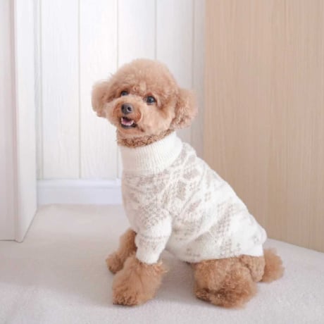 [Pups & Bubs]  ふわもこニット スノー