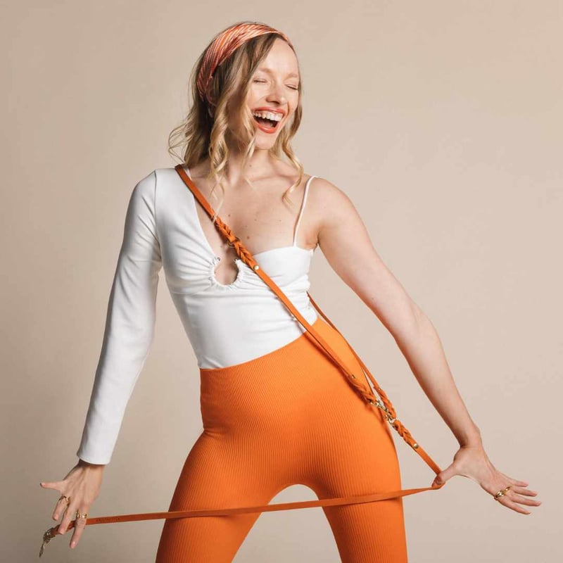 Molly&Stitch] 本革ハンズフリーリード MANGO | モフモフ mof_mof