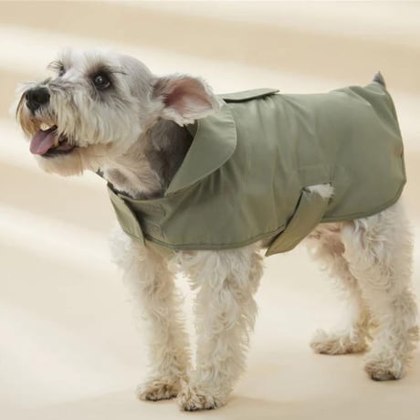 [OVER GLAM]  袖なしレインコート 中大型犬用