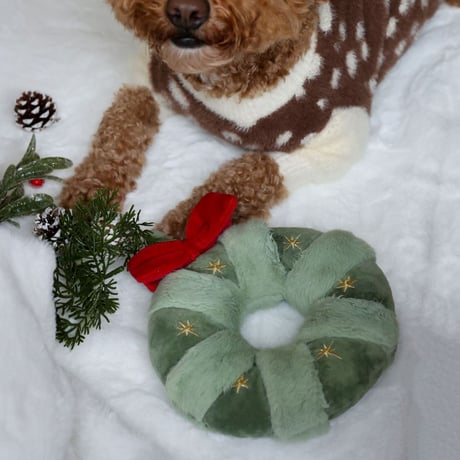 [Pups & Bubs]  クリスマスリース ノーズワーク