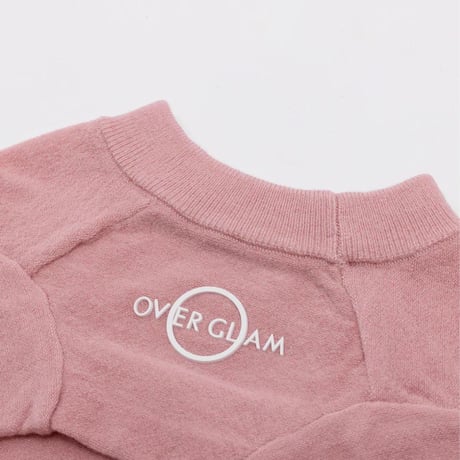 [OVER GLAM]  ロゴセーター ピンク