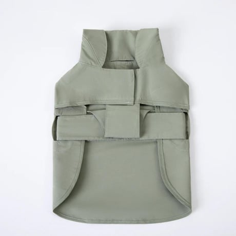 [OVER GLAM]  透明レインコート 中大型犬用