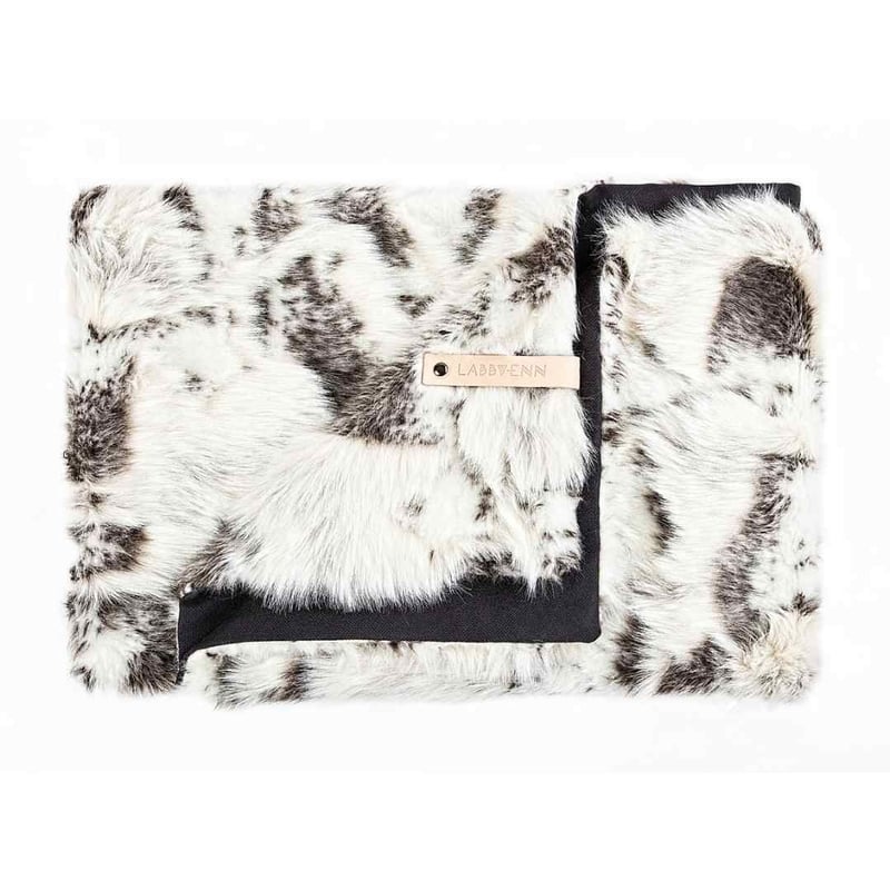 Labbvenn] エコファーブランケット (M) アイボリーグレージュ