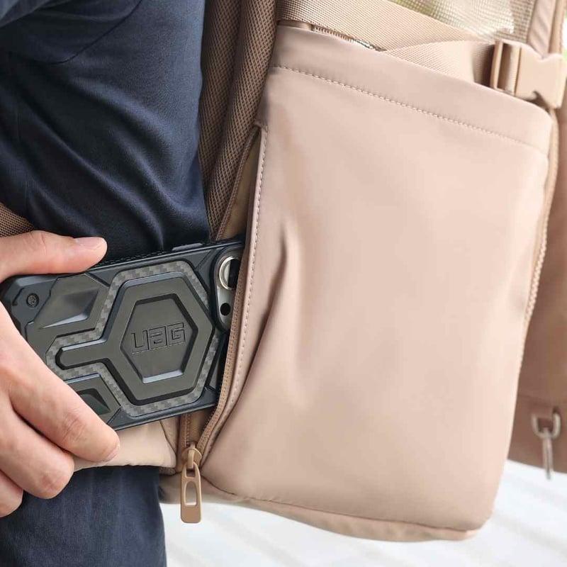 Pups & Bubs] リュック型キャリー サンド/ブラック | モフモフ mof_mo