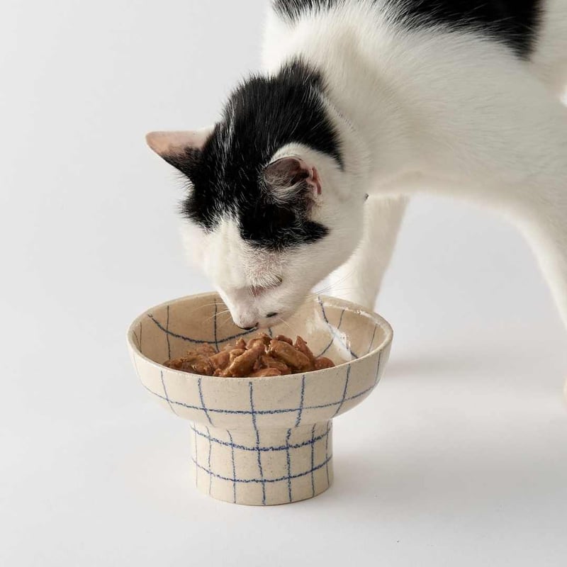 Super Ceramics] フードボウル グリッド/ライン/ブラッシュ | モフモフ