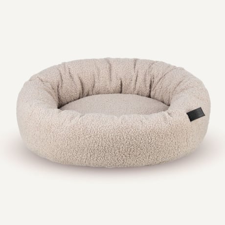 [LILLY] テディーラウンドベッド 小型犬/猫用