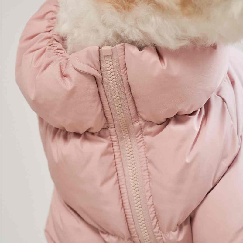 CushyCushy] フルカバー防水ダウン ピンク/モカ/ブラック/ネイビー