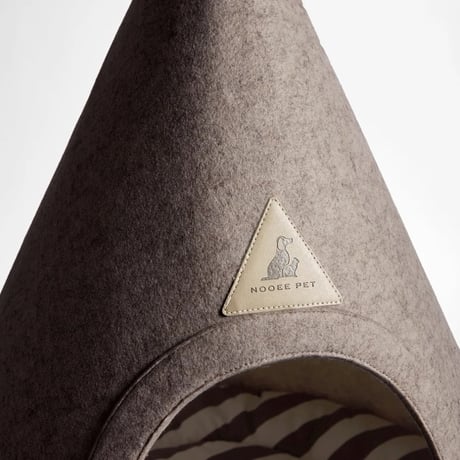 [NOOEE PET]  どこでもおうちテント モカブラウン M
