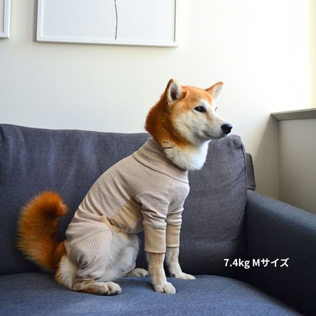 [furryfolks]  ストレッチジャンプスーツ ベージュ Sから3XLまで