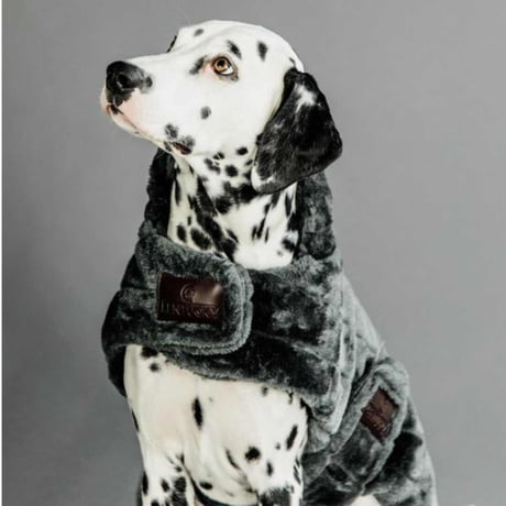 [Kentucky Dogwear] もこもこ防寒コート チャコールグレー
