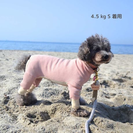[furryfolks]  ストレッチジャンプスーツ くすみピンク Sから3XLまで