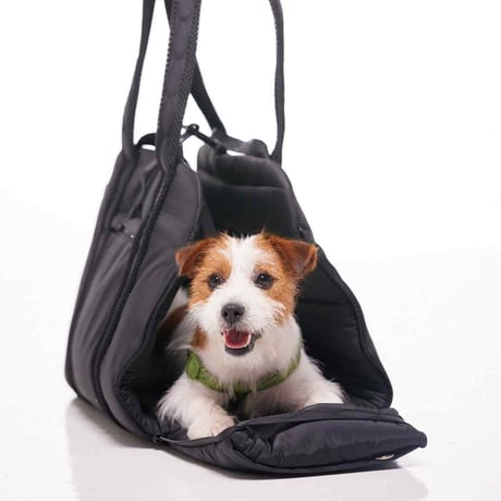 [Pups & Bubs]  ベットになるTOTEキャリー サンド/ブラック