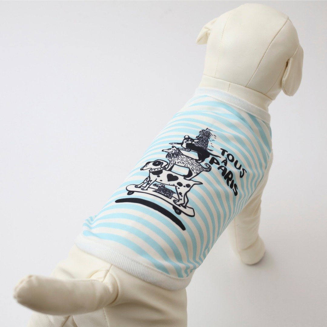 PET SO CHIC] クール タンクトップ SKATEBOARD (XSからXXLまで