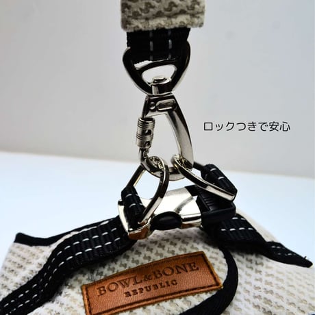 [BBR]  モフモフハーネス用リード クリスマス限定レッド