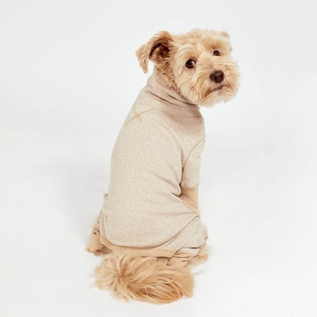 [furryfolks]  ストレッチジャンプスーツ くすみブルー Sから3XLまで
