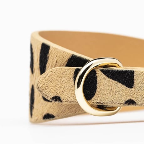 [Collar of Sweden] Leopard ワイド/スリム/ハーフチョーク
